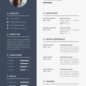 CV Template 4